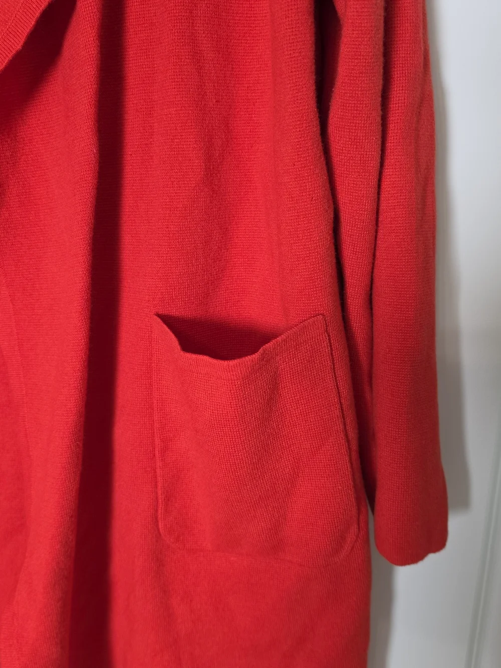 J.Crew Juliette Red Sweater Blazer XL Merino Wool